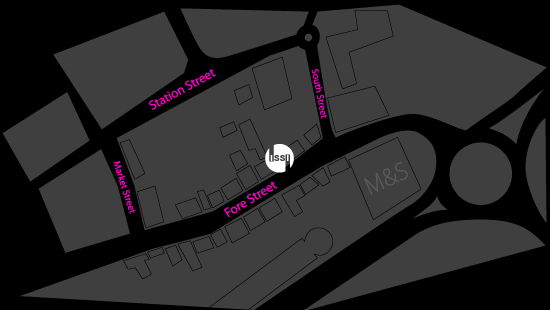 map of Hertford town centre